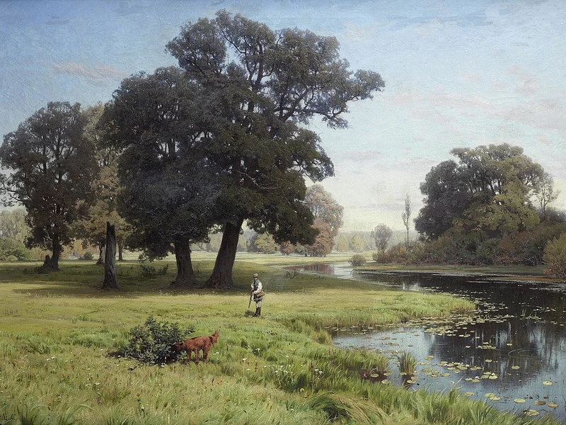1842-Vladimir Orlovsky - Fiume Gnilitsa (1885)